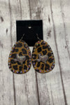Cheetah rhinestone Texas earrings