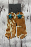 Fringe Turquoise Star Earrings